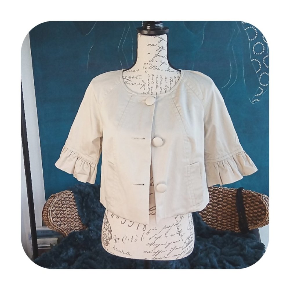 Small Express Khaki Crop Jacket
